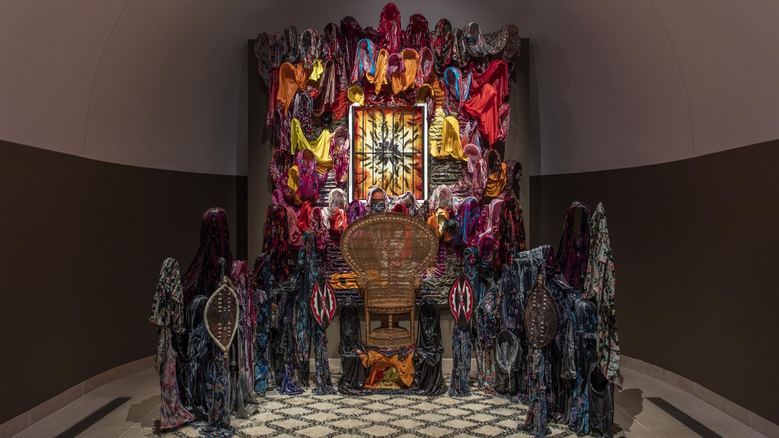Hammer Projects: Kevin Beasley, installation view, Hammer Museum, Los Angeles, January 21 – April 23, 2017. Photo: Brian Forrest.