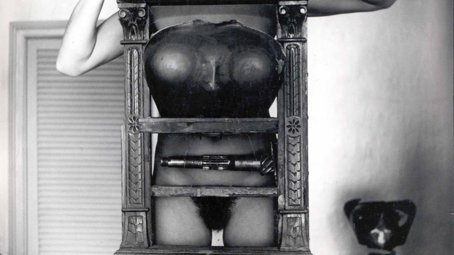 Liliana Maresca (Argentine, 1951–1994), Sin título (Untitled), from the series Liliana Maresca con su obra (Liliana Maresca with her work), 1983.