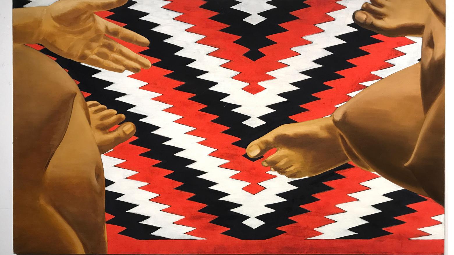 Luchita Hurtado, Untitled, 1970. Oil on canvas. 30 x 50 in. (76.2 x 127 cm). Signed and dated on verso. Courtesy the artist and Park View/Paul Soto, Los Angeles and Brussels. Photo: Cole Root.