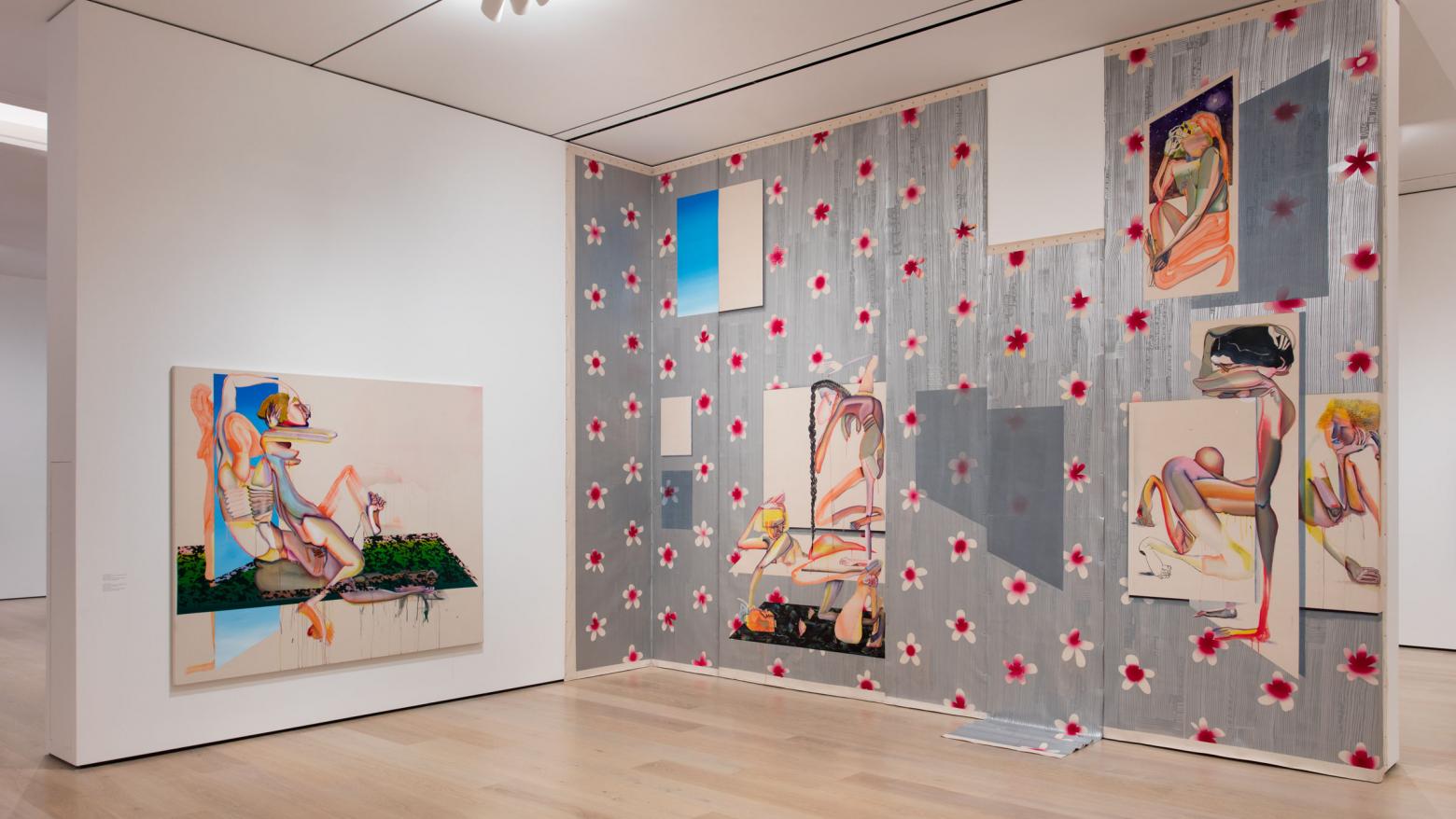 Christina Quarles, Installation view, Made in L.A. 2018, June 3-September 2, 2018, Hammer Museum, Los Angeles. Photo: Brian Forrest