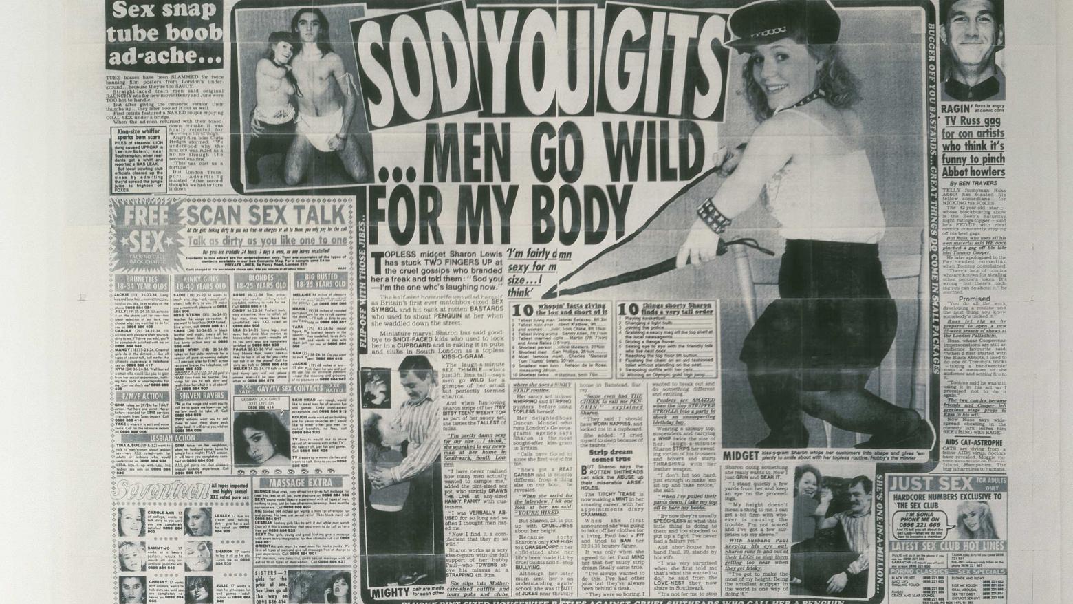 Sarah Lucas, Sod You Gits, 1991.