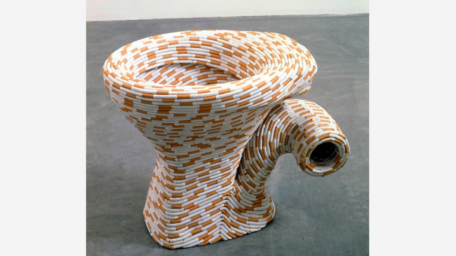 Sarah Lucas, Nature Abhors a Vacuum, 1998.