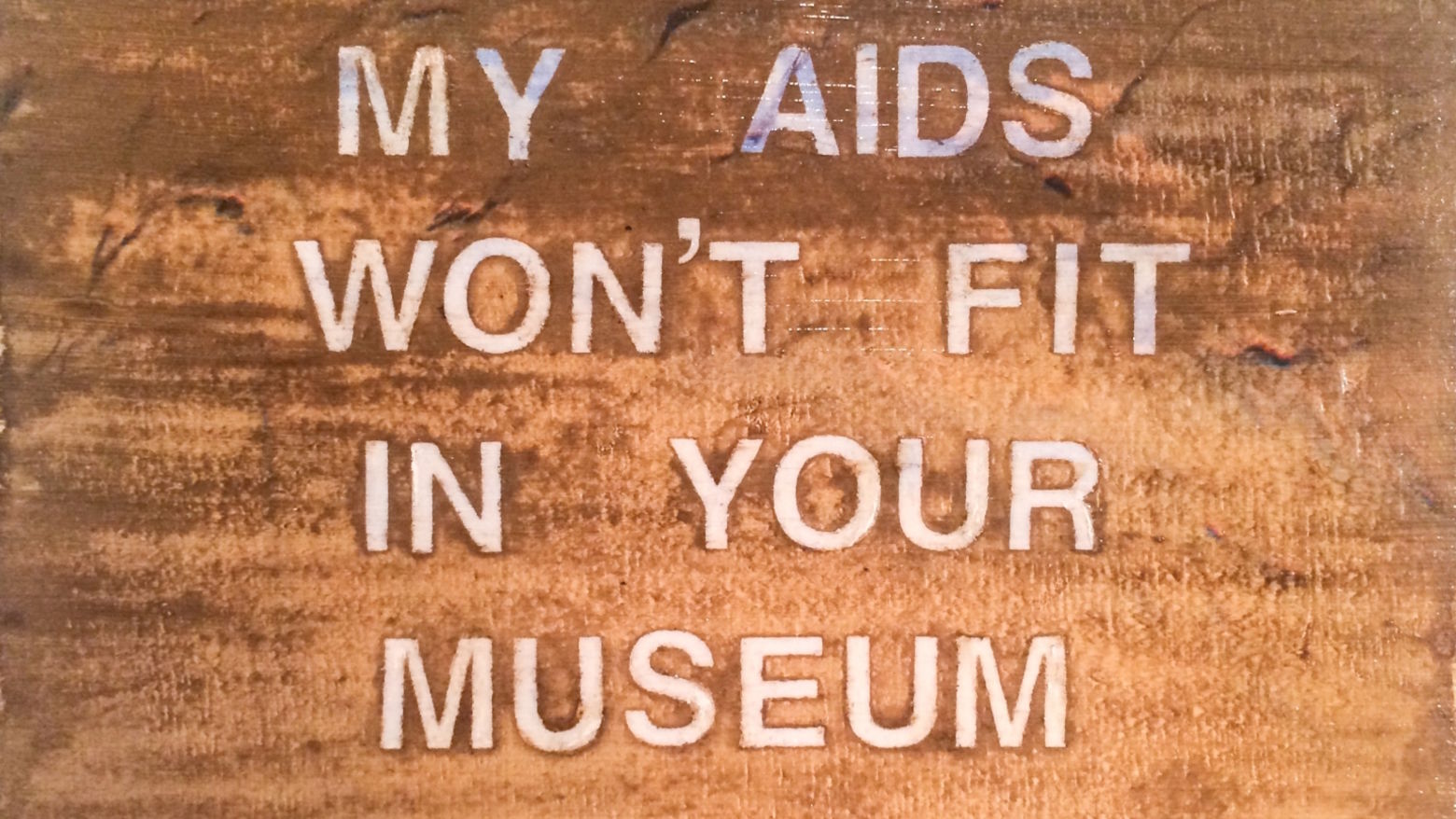 Shan Kelley, With Curators Like These, Who Needs A Cure, 2015