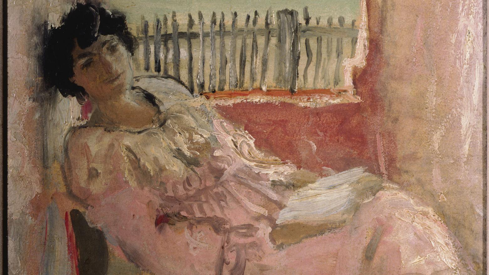 Madame Hessel at the Seashore