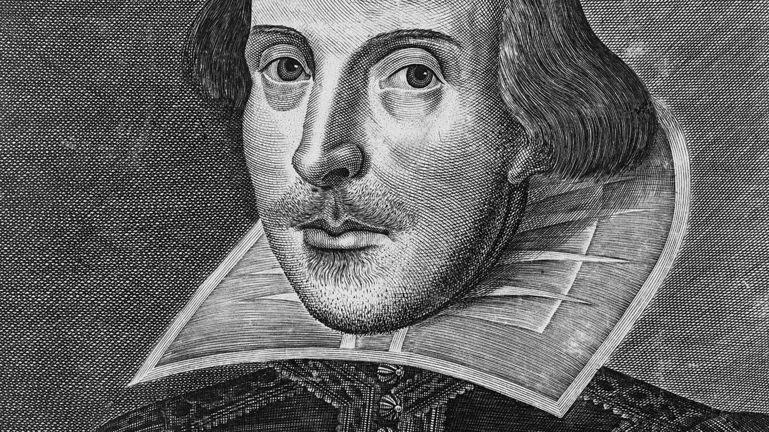 The Droeshout Portrait of William Shakespeare, from the First Folio