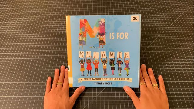 The cover of the book M is for Melanin