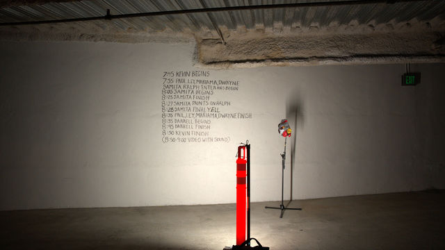 Installation view of Rant #5