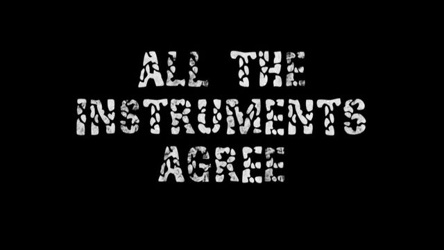 All the Instruments agree poster
