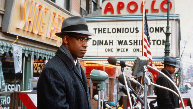 Still of Denzel Washington as Malcolm X