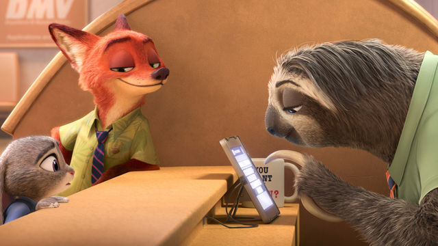 Still from Zootopia