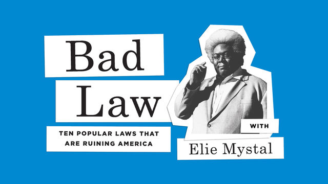 Blue graphic reading "Bad Law"