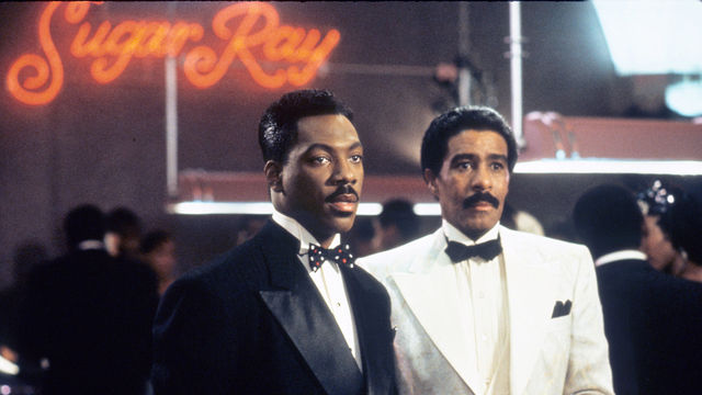 Eddie Murphy and Richard Pryor in tuxedos