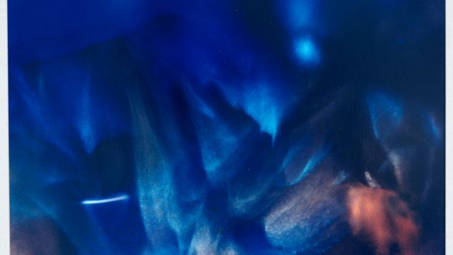image of blue light abstraction