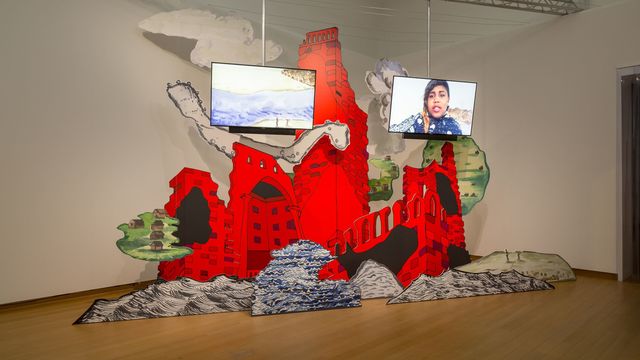 artwork of true red ruin