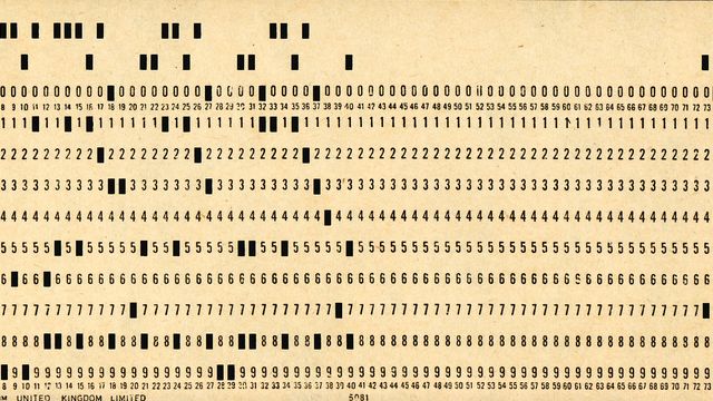 Used Punchcard