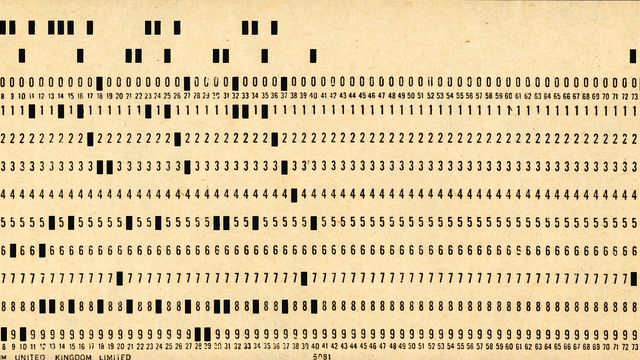 Used Punchcard