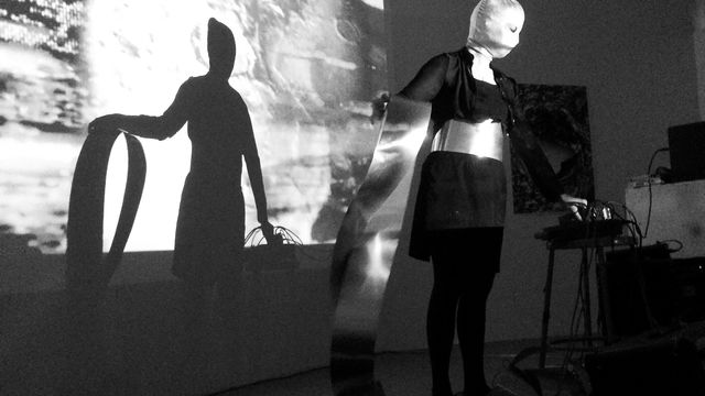 Suzy Poling performance at LAND AND SEA, 2015