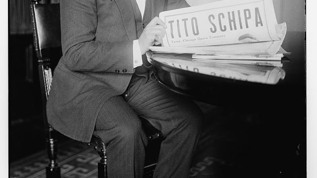 Tito Schipa. Bain Collection, Library of Congress.