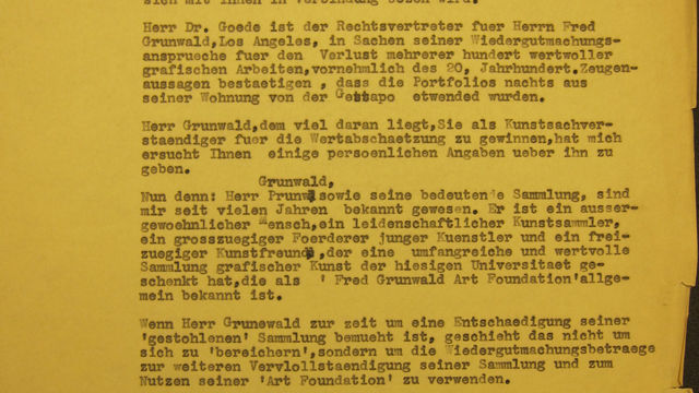Letter from Karl With to Alex Vömel, July 25, 1960. Getty Research Institute Special Collections, Karl With Papers. © Christopher With