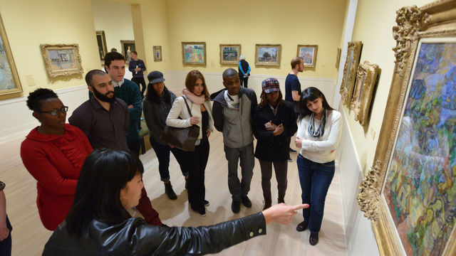 Hammer Museum student educators