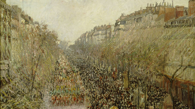 Camille Pissarro, Boulevard Montmartre, Mardi Gras