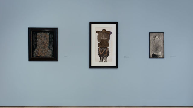 Dubuffet Drawings, 1935-1962, installation view, Hammer Museum, Los Angeles, January 29-April 30, 2017. Photo: Brian Forrest.