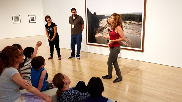 Improv in the Hammer Museum galleries