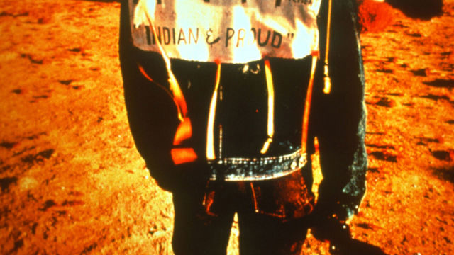 American Indian Movement supporter