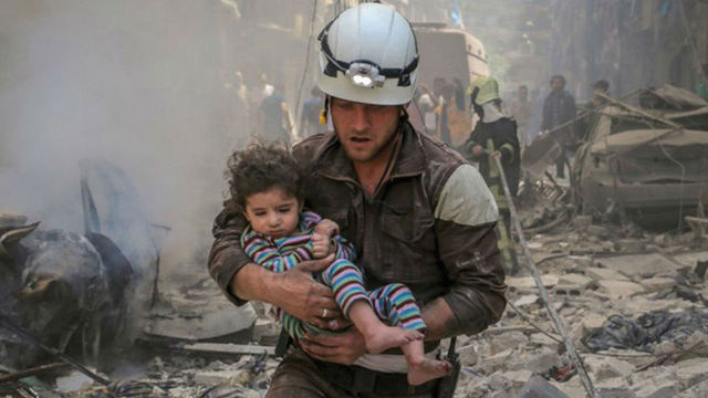 Still from The White Helmets