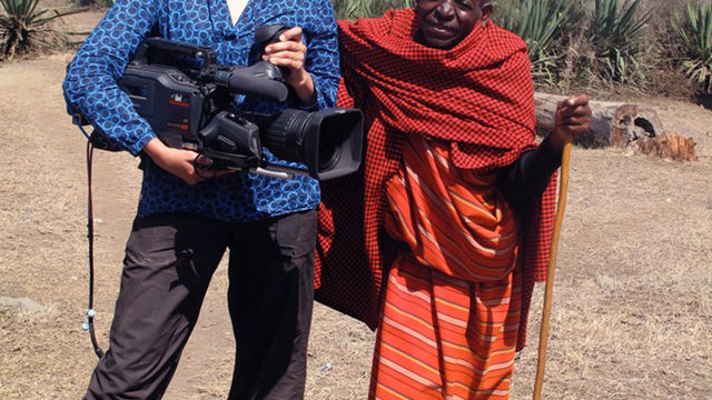 Filmmaker Kirsten Johnson on location