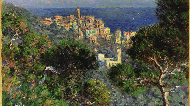 View of Bordighera by Claude Monet, 1884. Oil on canvas. 26 x 32 3/16 in. (66 x 81.8 cm). The Armand Hammer Collection, Gift of the Armand Hammer Foundation. Hammer Museum, Los Angeles.