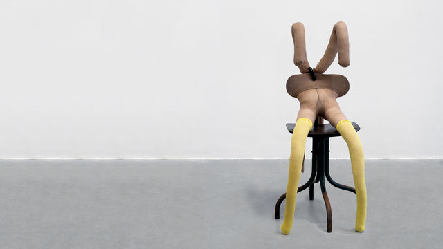 Sarah Lucas, "Bunny Gets Snookered" #9 (1997)