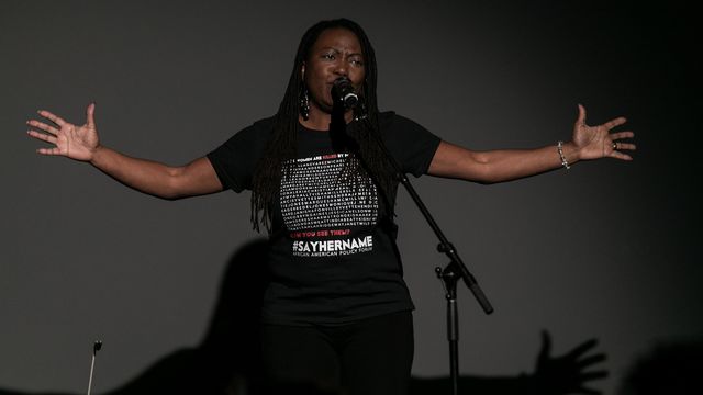 Performer at the Hammer's 2018 Say Her Name program