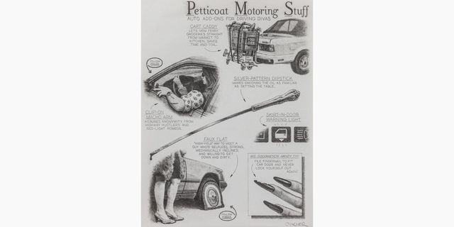 Pippa Garner's drawing Petticoat Motoring Stuff