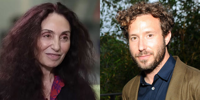 Headshots of Brigitte Caland and Aram Moshayedi