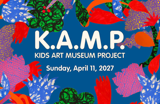 Kids Art Museum Logo with Floral Design