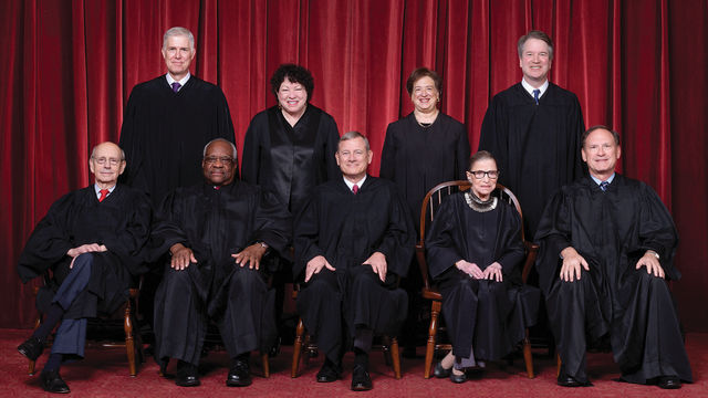 Group photo of US Supreme Court