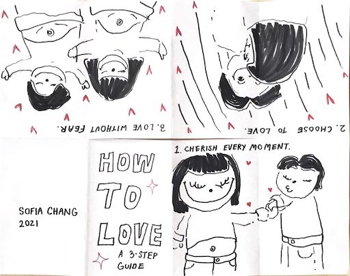 How To Love, a zine by Sofia Chang