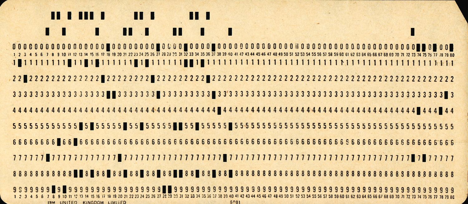 Used Punchcard
