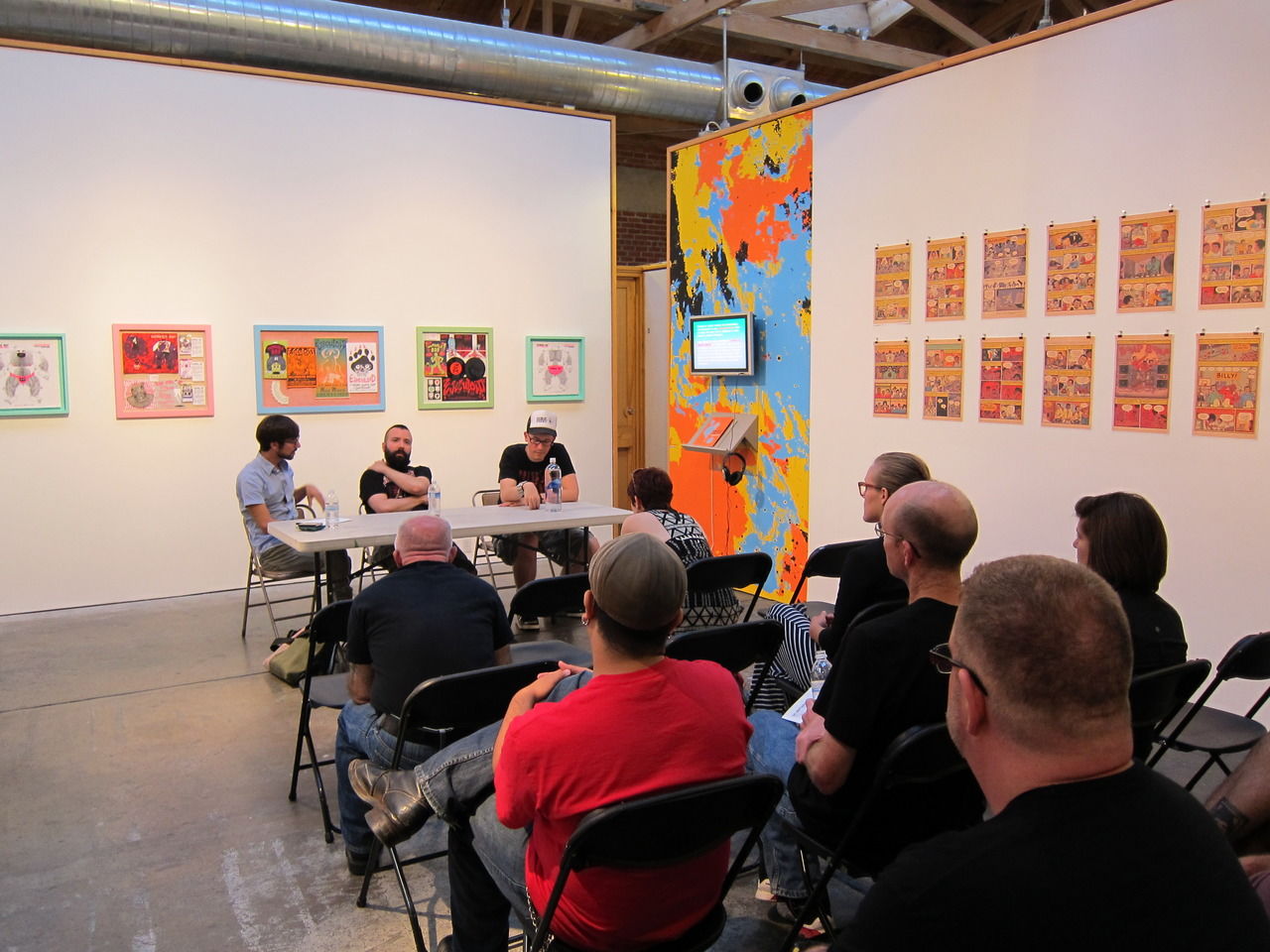 Do Anything artist talk with Ed Luce and Ed Piskor at Space 4 Art. 