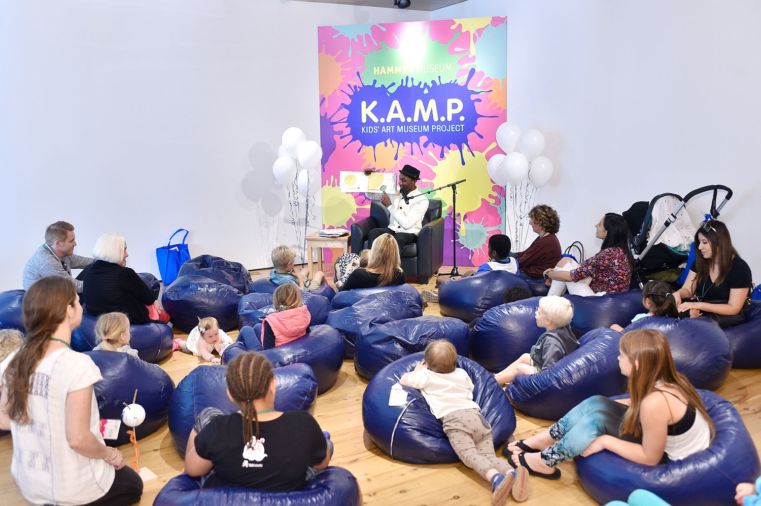 Aloe Blacc in the K.A.M.P. Reading Room