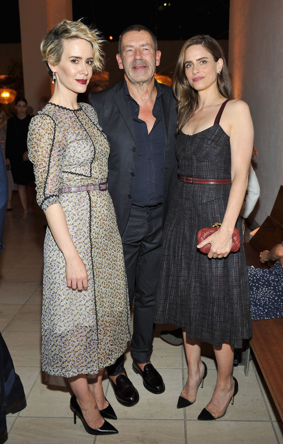 Sarah Paulson, Tomas Maier, and Amanda Peet