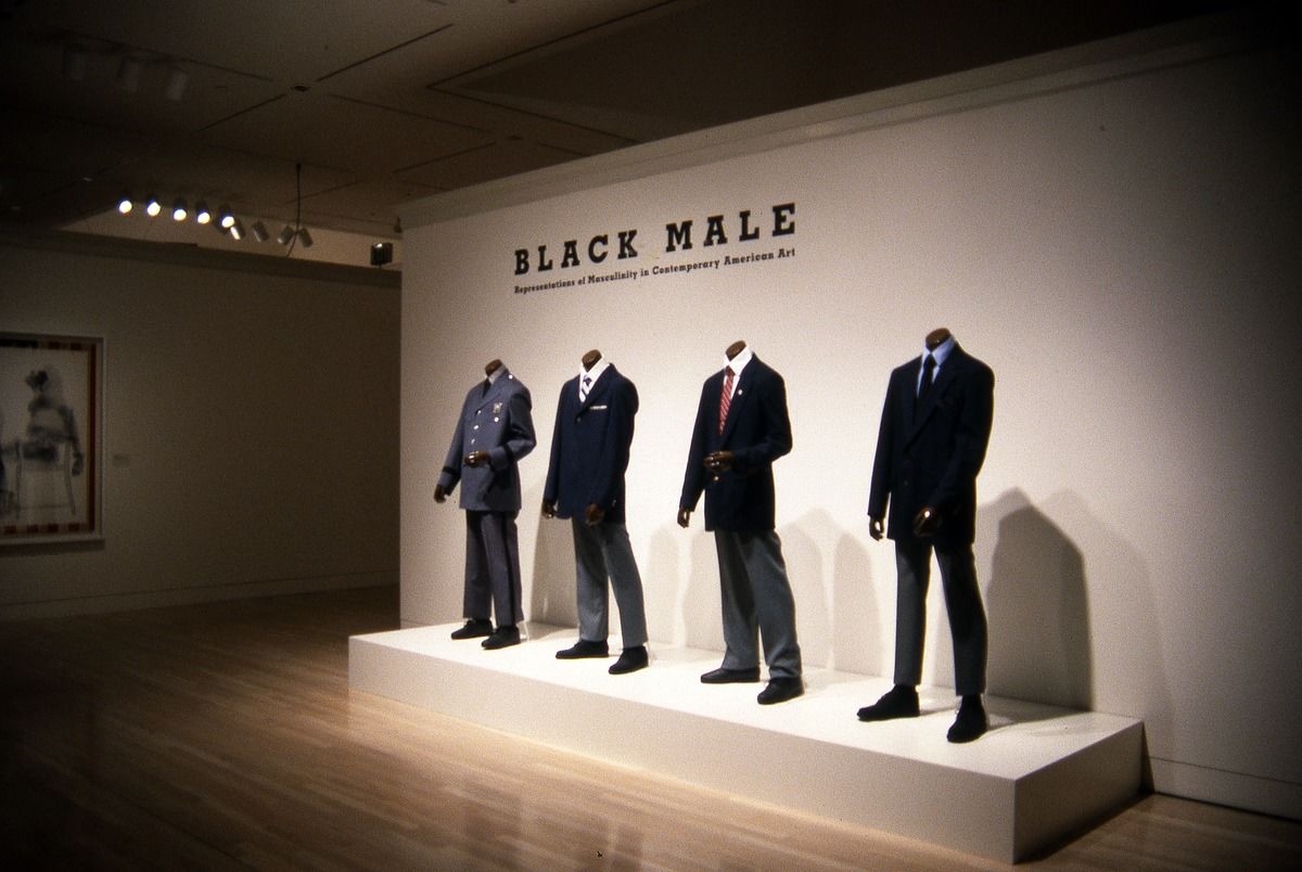 Black Male: Representations of Masculinity in Contemporary American Art, installation view, Hammer Museum, Los Angeles, April 25, 1995–June 18, 1995.