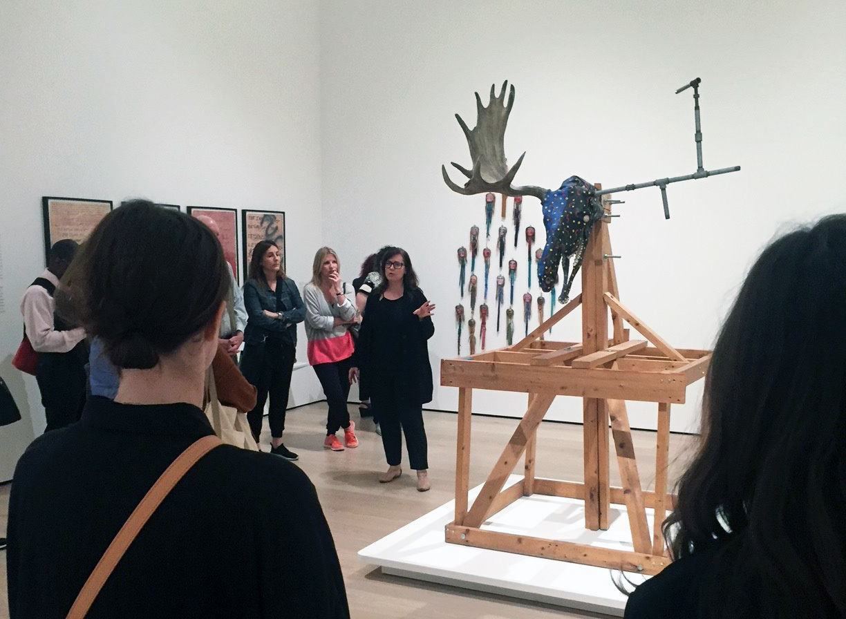 Anne Ellegood in Jimmie Durham galleries