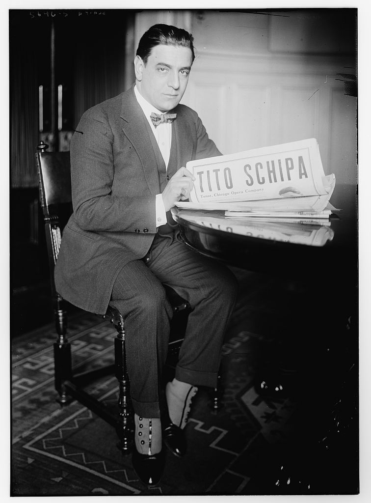 Tito Schipa. Bain Collection, Library of Congress.