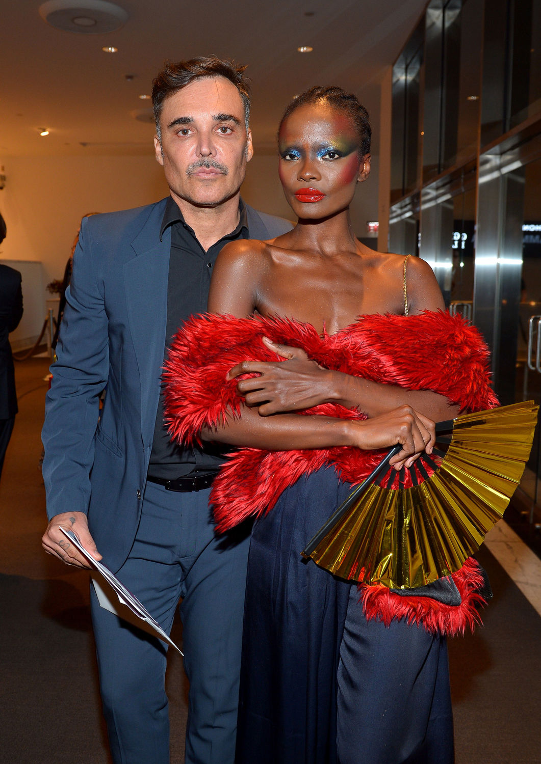 David LaChapelle (L) attends the Hammer Museum 16th Annual Gala in the Garden with generous support from South Coast Plaza at the Hammer Museum on October 14, 2018 in Los Angeles, California. (Photo by Donato Sardella/Getty Images for Hammer Museum)