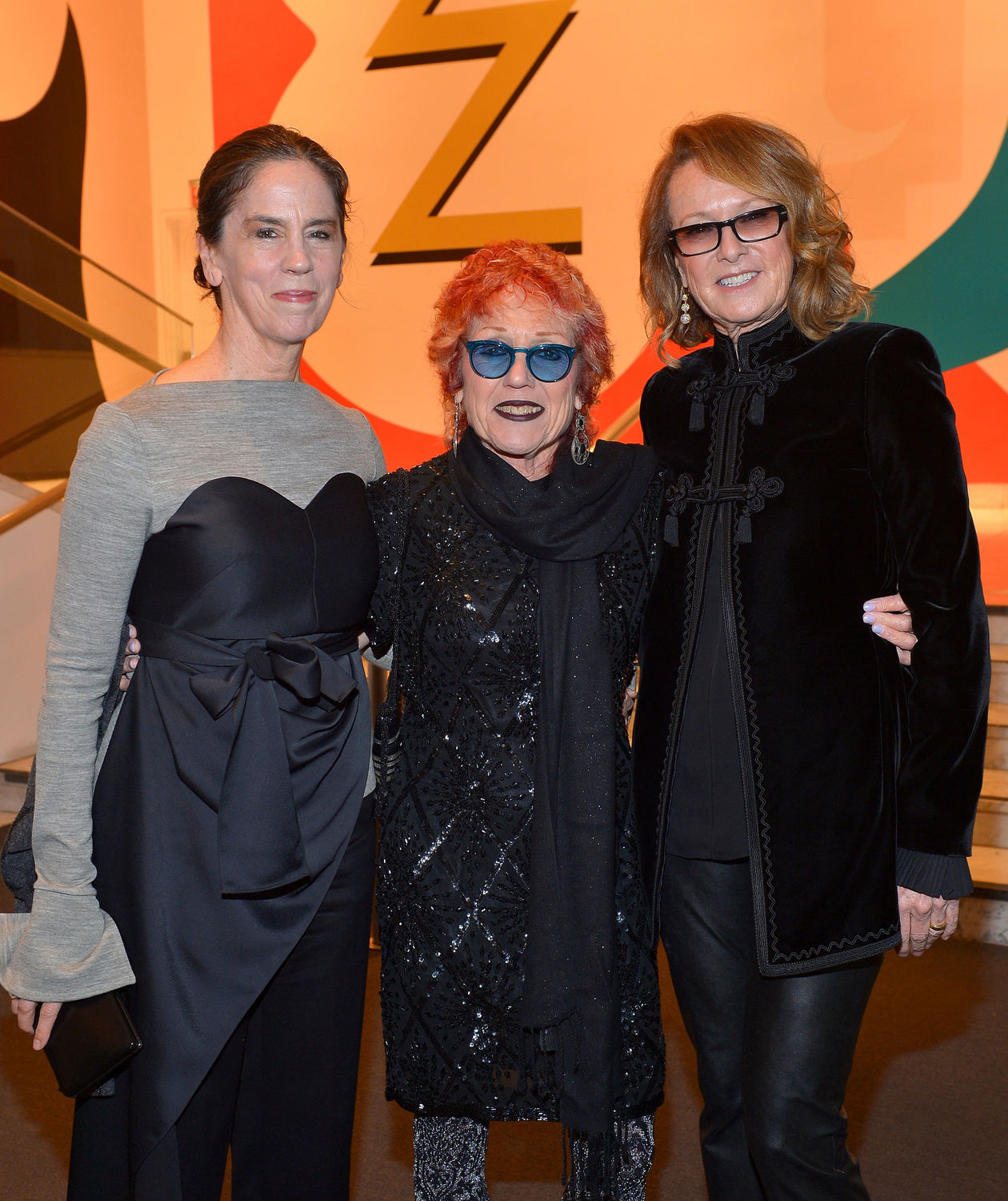 (L-R) Connie Butler, Judy Chicago, and Ann Philbin attend the Hammer Museum 16th Annual Gala in the Garden with generous support from South Coast Plaza at the Hammer Museum on October 14, 2018 in Los Angeles, California. (Photo by Donato Sardella/Getty Images for Hammer Museum)