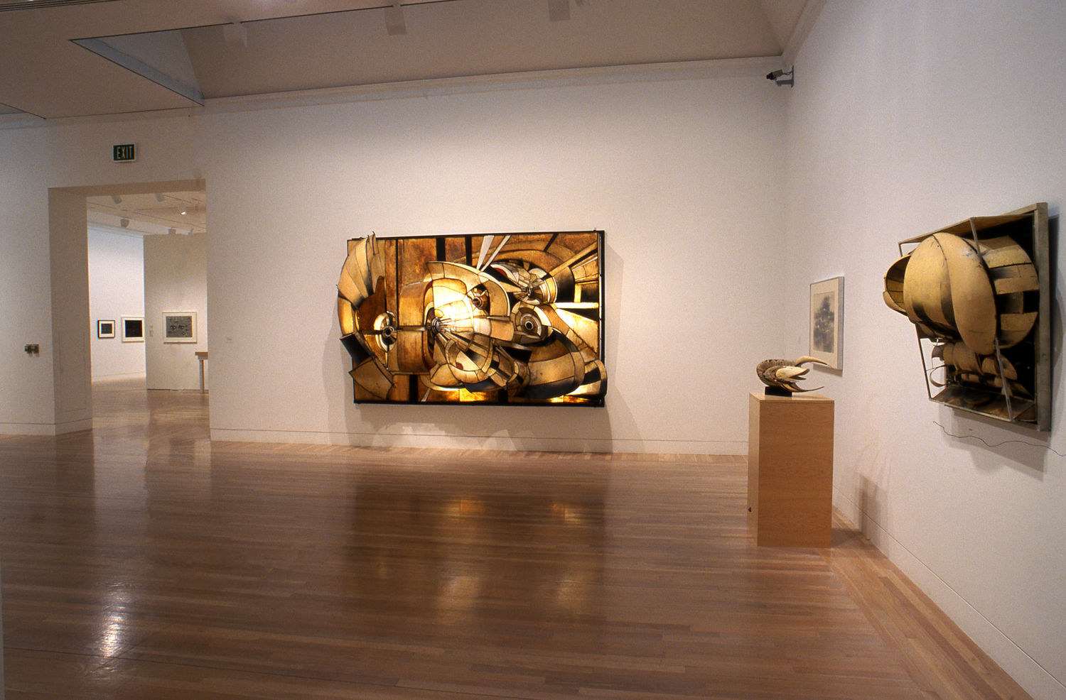 Lee Bontecou: A Retrospective. Installation view at Hammer Museum, Los Angeles. October 5, 2003-January 11, 2004.