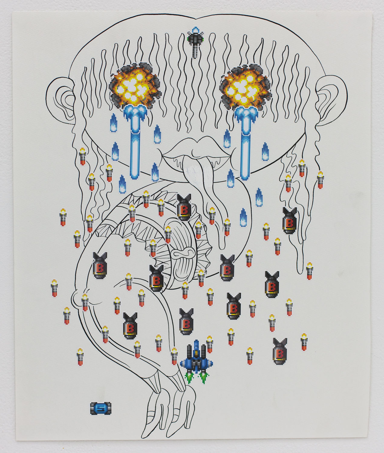 Oliver Payne and Keiichi Tanaami, Untitled, 2015.