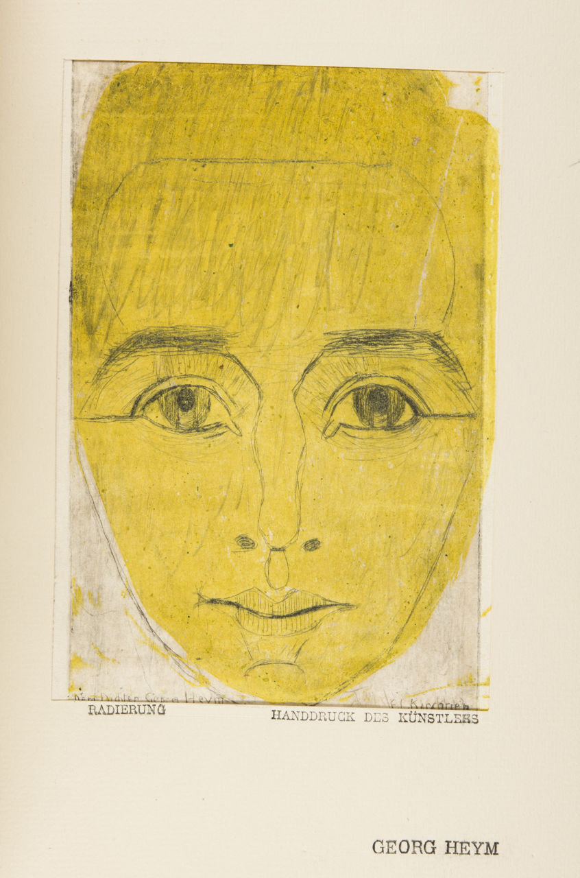Ernst Ludwig Kirchner, Preparatory studies for George Heym’s “Shadows of Life,” ca. 1921-24